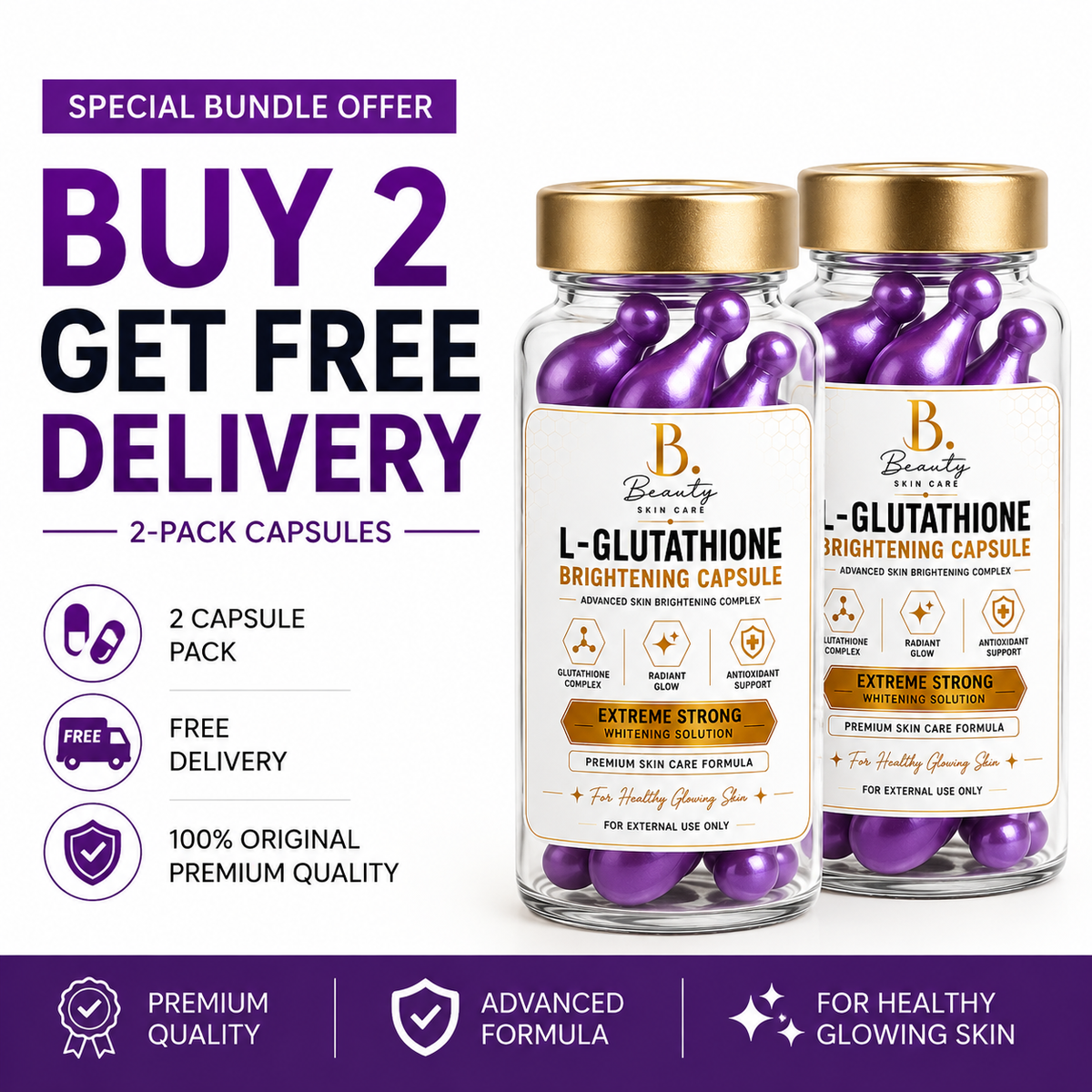 Buy Full Month Course Of 2-Pack Capsules – FREE Delivery