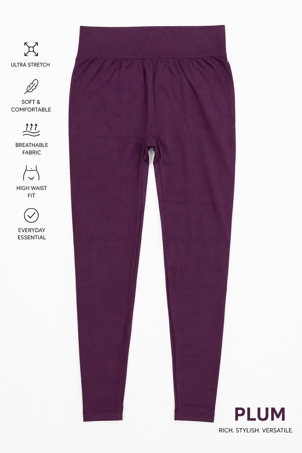 Ultra Stretch High-Waist Leggings – Premium Soft & Flexible Fit