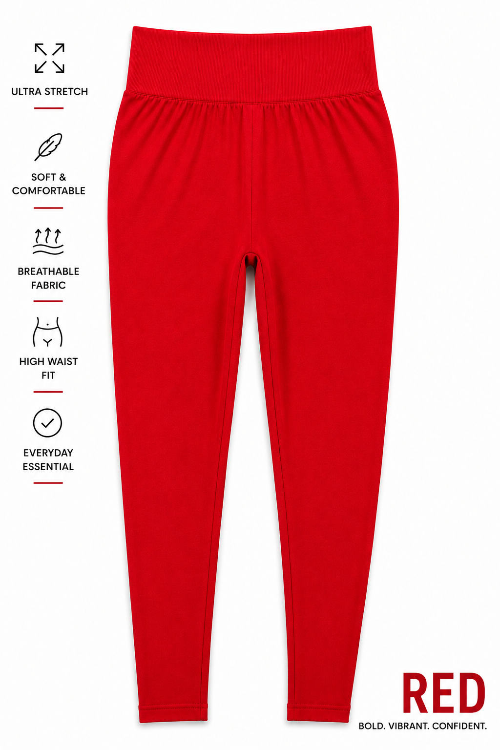 Ultra Stretch High-Waist Leggings – Premium Soft & Flexible Fit