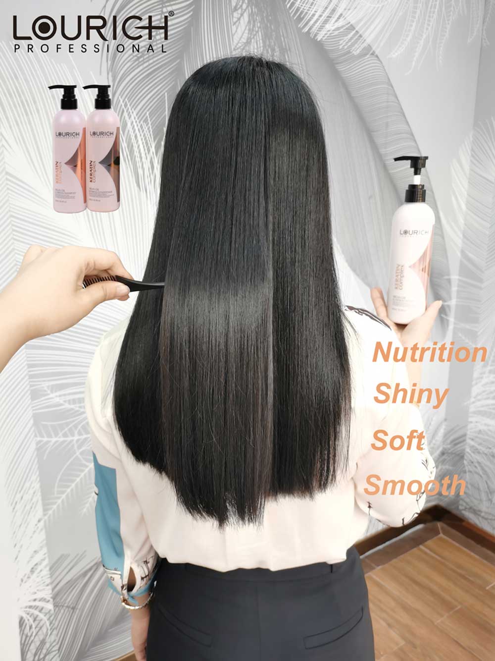 Lourich Professional Keratin Complex Argan Oil Nutrition Shampoo 500ml
