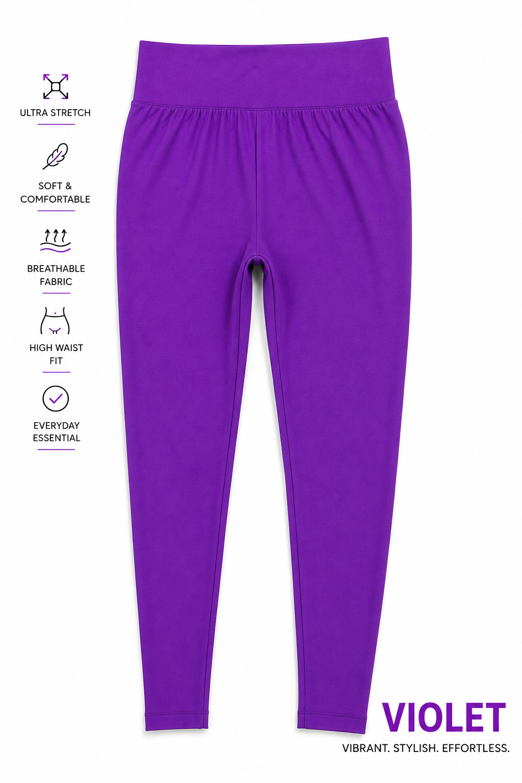 Ultra Stretch High-Waist Leggings – Premium Soft & Flexible Fit