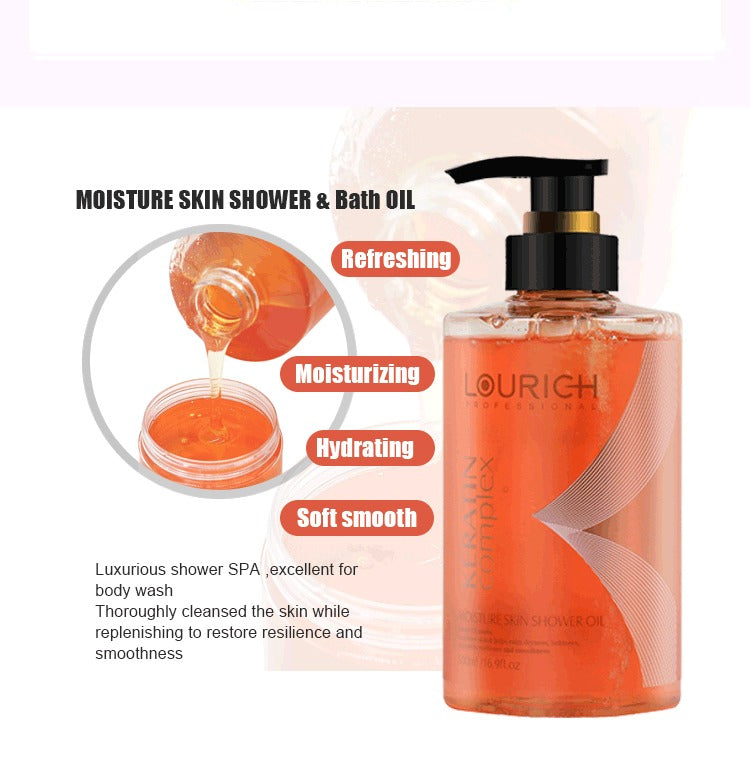 Lourich Professional Keratin Complex Moisture Skin Shower Oil 500ml