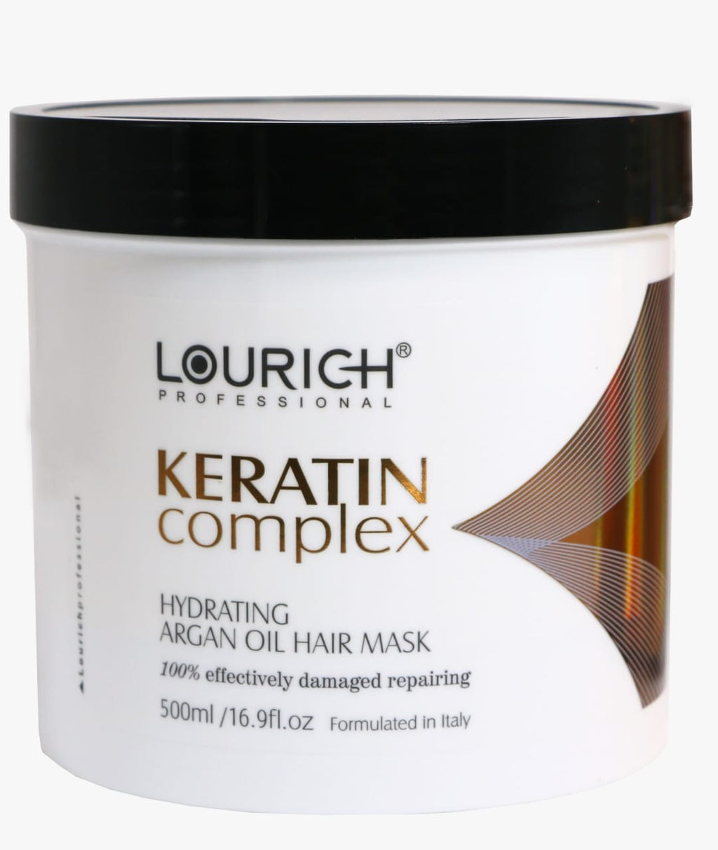 Lourich Professional Keratin Complex Hydrating Argan Oil Hair Mask 500ml