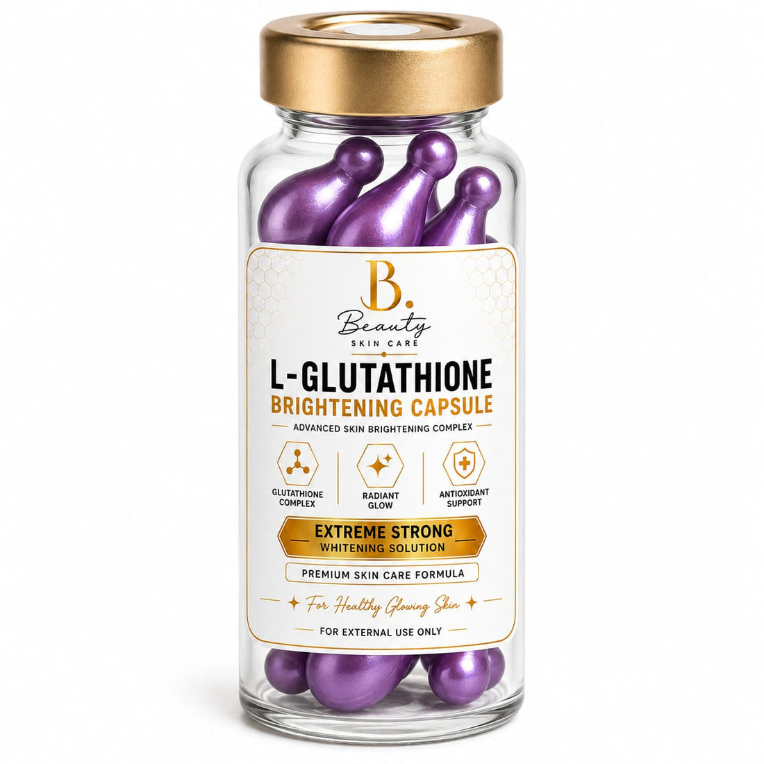 B. Beauty L-Glutathione Brightening Capsules – Advanced Skin Brightening Complex