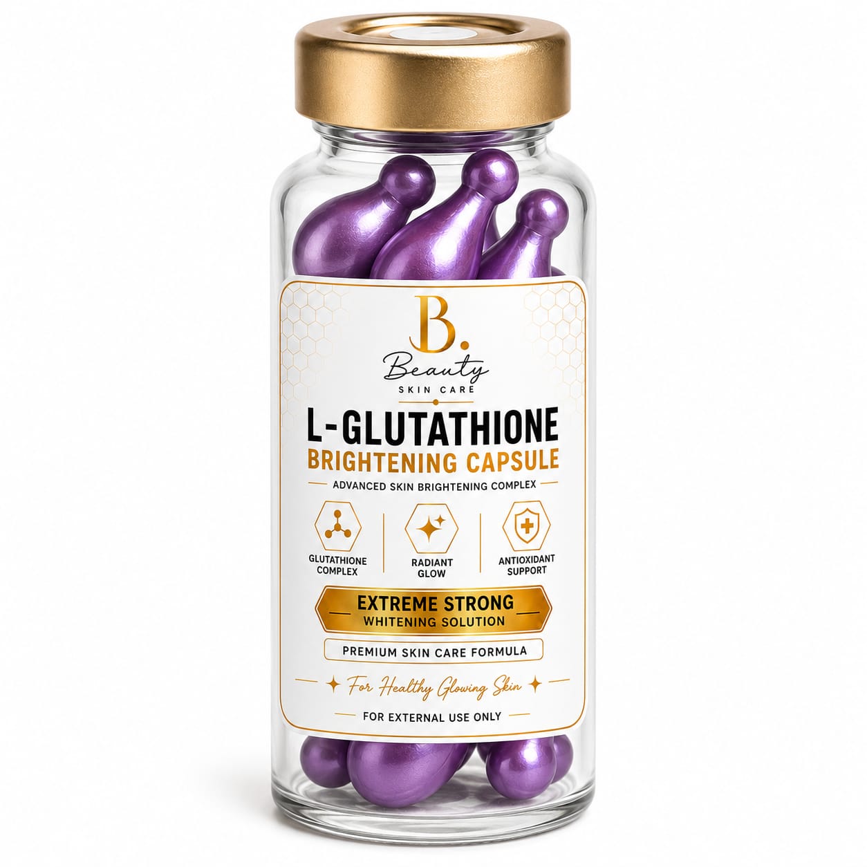 B. Beauty L-Glutathione Brightening Capsules – Advanced Skin Brightening Complex