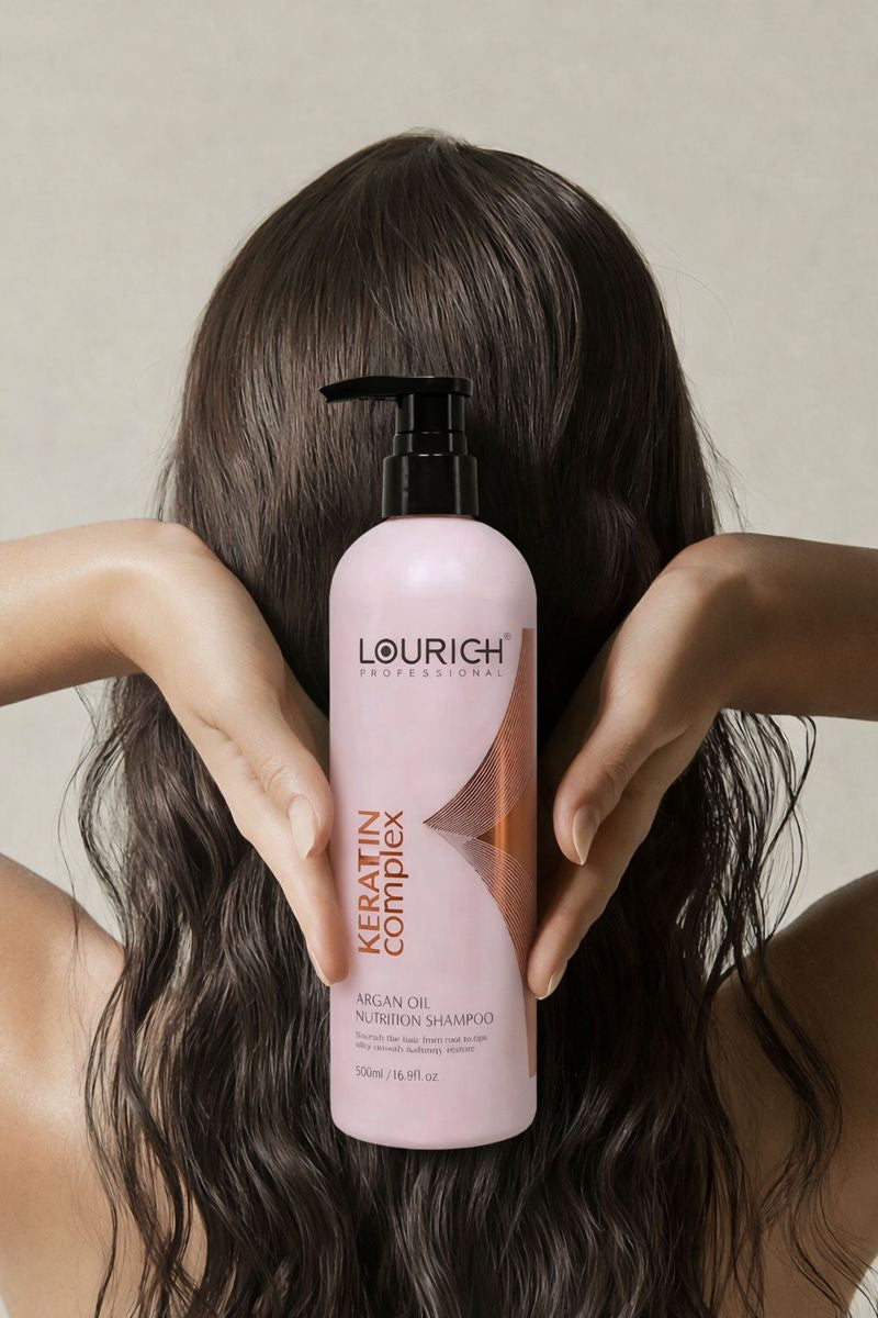 Lourich Professional Keratin Complex Argan Oil Nutrition Shampoo 500ml
