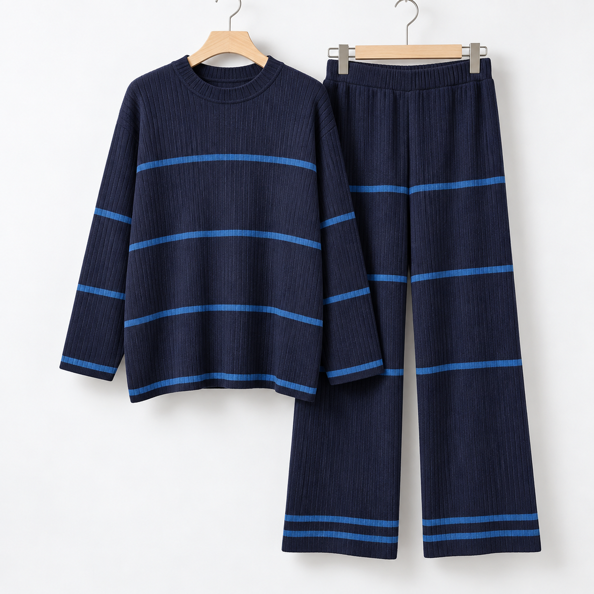 Premium Ribbed Knit Winter Co-Ord Set for Women – 2 Piece