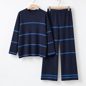 Premium Ribbed Knit Winter Co-Ord Set for Women – 2 Piece