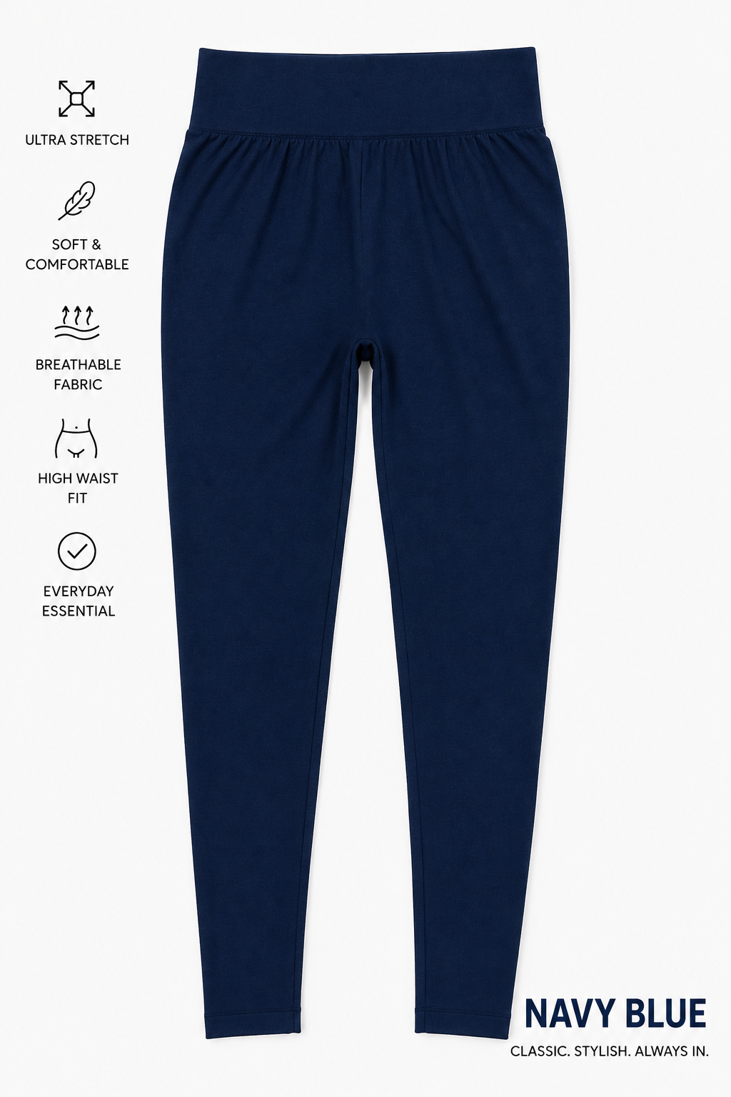 Ultra Stretch High-Waist Leggings – Premium Soft & Flexible Fit
