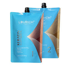 Lourich Professional Keratin Rebonding 2-Step System Blue 1250ml + 1250ml