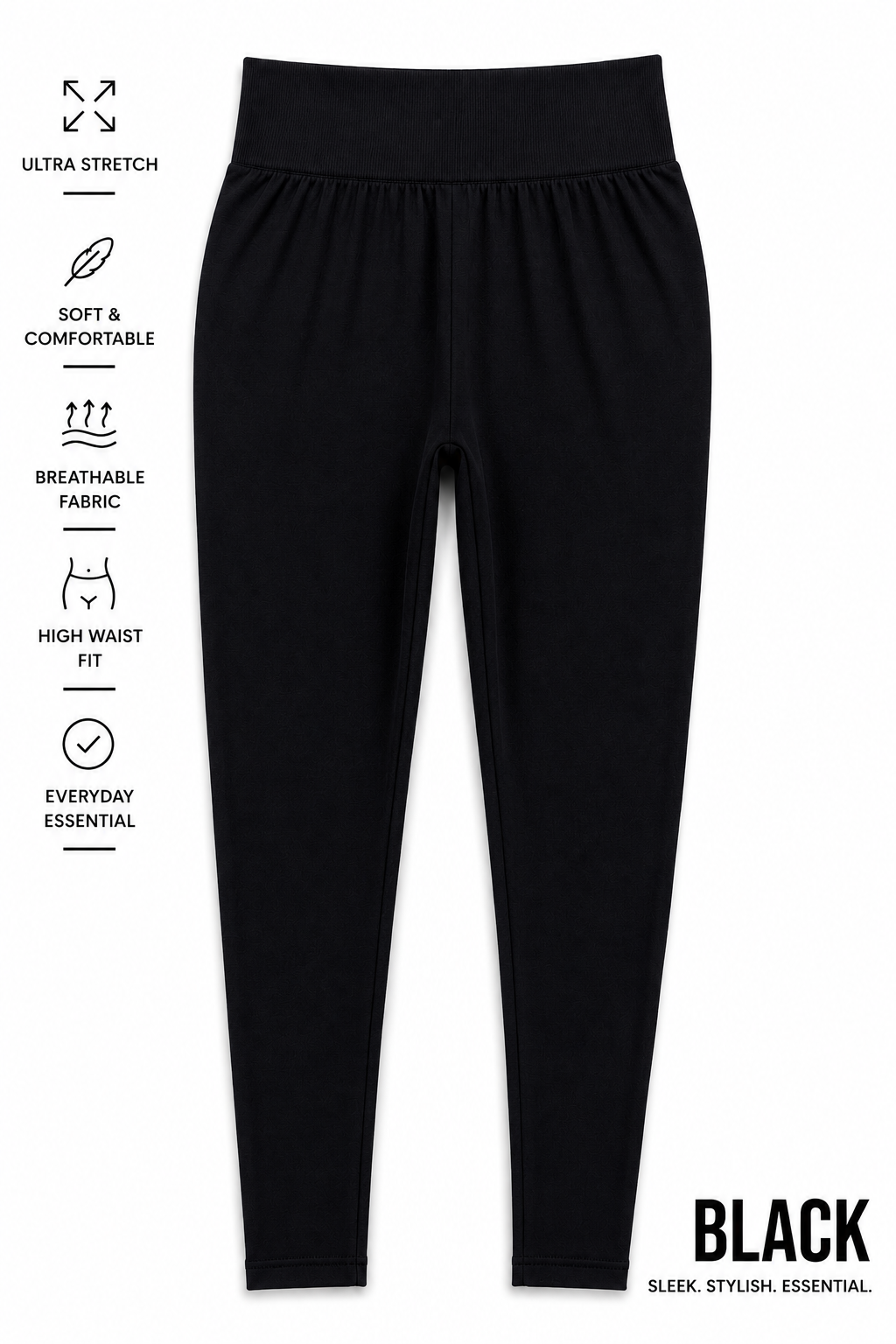 Ultra Stretch High-Waist Leggings – Premium Soft & Flexible Fit