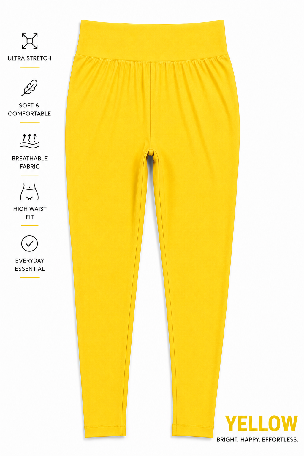 Ultra Stretch High-Waist Leggings – Premium Soft & Flexible Fit